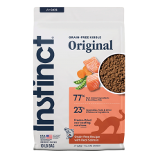 Instinct Dry Food Original Grain-Free Recipe w/Salmon 10lb